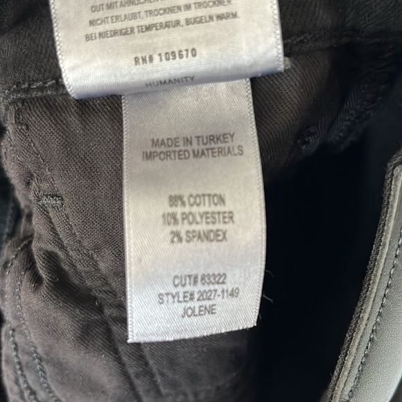 Citizens of Humanity Jolene in black plush - Picture 11 of 11